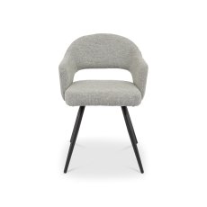 Grey Fabric Dining Chair 2