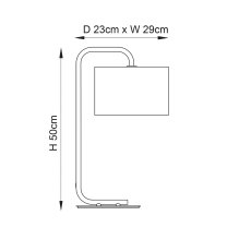 Landis Table Lamp Black 5