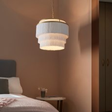 Gold Frindge Pendant 4