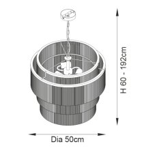 Gold Frindge Pendant 7