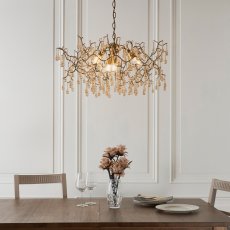 Gold Branch Chandelir 3