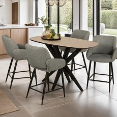 Danish Oval Bar Table 2