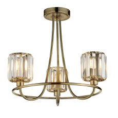 Berenice 3 Light Semi Flush 1