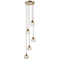 Allegra 5 Light Cascade Pendant 1