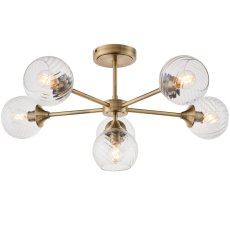 Allegra 6 Light Semi Flush 1