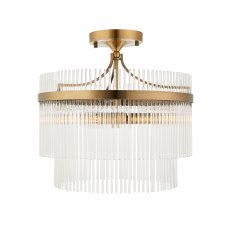 Marietta 3 Light Semi Flush 1