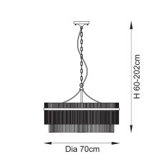 Marietta 7 Light Grand Pendant 6