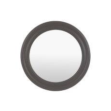 Suffolk Small Round Mirror Charcoal 1