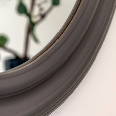 Suffolk Small Round Mirror Charcoal 4