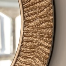 Falia Round Mirror Gold 3