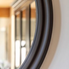 Suffolk Large Round Mirror Charcoal 4