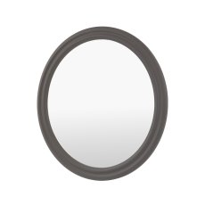 Suffolk Large Round Mirror Charcoal 5
