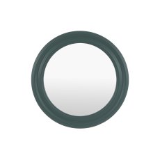 Suffolk Small Round Mirror - Green 1
