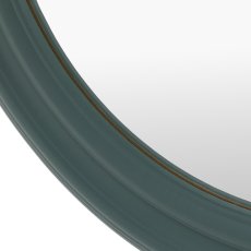 Suffolk Small Round Mirror - Green 4