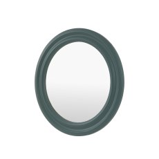 Suffolk Small Round Mirror - Green 5