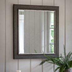 Richmond Small Square Mirror Pewter 2