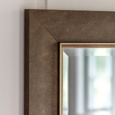 Richmond Small Square Mirror Bronze 3