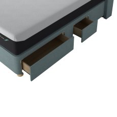 Tempur Suffolk Conti Drawer Divan Teal Soho2