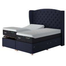 Tempur Suffolk Adj Disc Divan Dark Blue 3