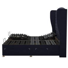 Tempur Suffolk Adj Disc Divan Dark Blue 4