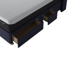 Tempur Suffolk Adj Disc Divan Dark Blue 5