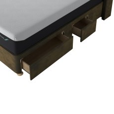 Temp Suffolk Adj Disc Divan Olive Velvet 5