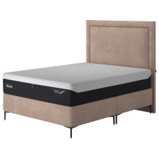 Temp Slim Divan Base Stone Velvet 3