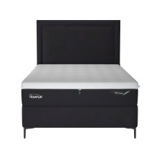 Tempur Suffolk Slim Divan Base Coal Velvet