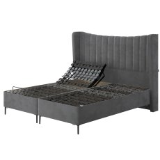 Tempur Suffolk Slim Adjustable Disc Divan Base Armour Velvet