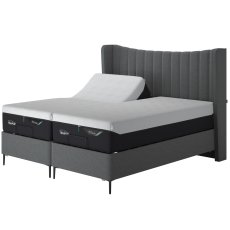 Tempur Suffolk Slim Adjustable Disc Divan Base Dark Grey Soho