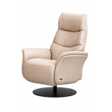 Himolla Azure Medium Manual Armchair with Anthracite Metal Plate