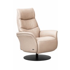 Himolla Azure Medium Manual Armchair with Anthracite Metal Plate