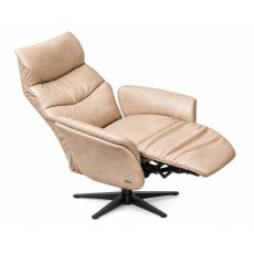 Himolla Azure Large Manual Armchair with Anthracite Metal Star Base