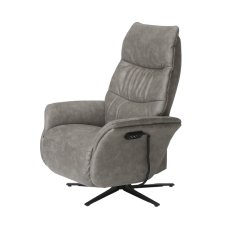 Himolla Azure Small Electric 3 Motor Armchair with Anthracite Metal Star Base