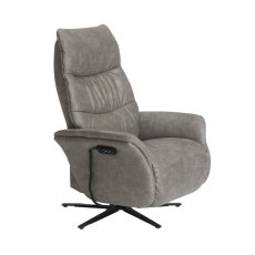 Himolla Azure Small Electric 3 Motor Armchair with Anthracite Metal Star Base