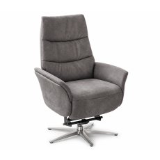 Himolla Azure Electric Large Lift & Rise Armchair with Stainless Steel Metal Star Base