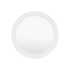Shoreline Round Mirror - White 1