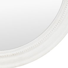Shoreline Round Mirror - White 3