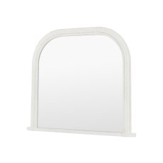 Shoreline Over Mantle Mirror - White 2