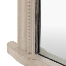 Shoreline Over Mantle Mirror - Grey 3