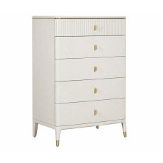 Diana 5 Drawer Tall Chest - Stone 1