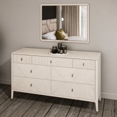 Diana 7 Drawer Dresser - Stone 2