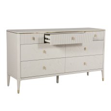Diana 7 Drawer Dresser - Stone 4