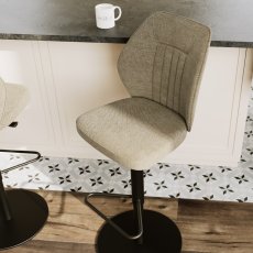 budapest bar stool - beige 4