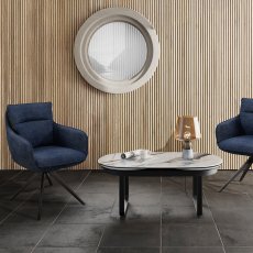 belfast dining chair - dark blue 2