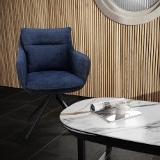 belfast dining chair - dark blue 4