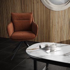 belfast dining chair - terracotta 4