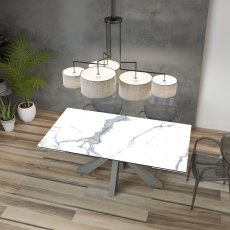 Ottawa Dining Table - Matt Marble 2