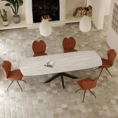 Pheonix Dining Table - Traventine 2