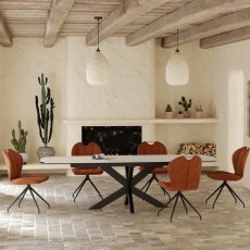 Pheonix Dining Table - Traventine 4